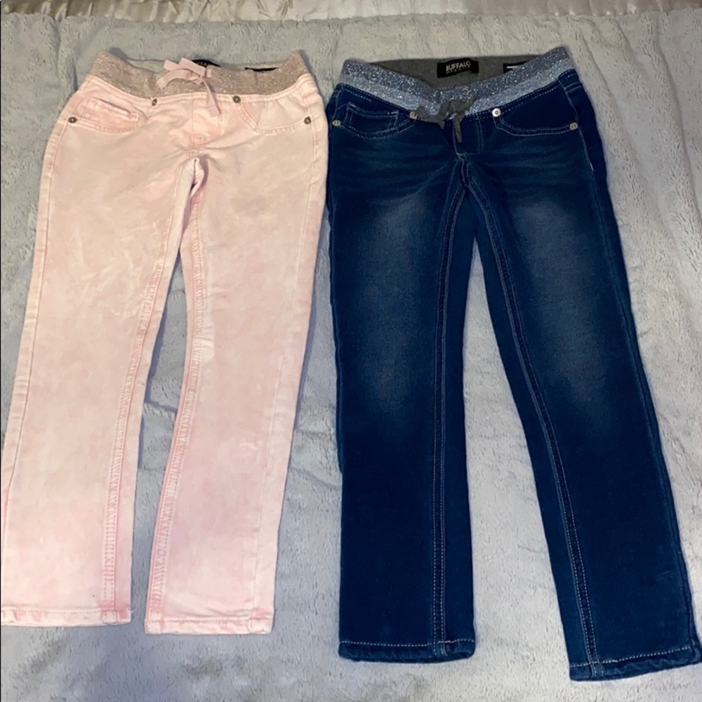 Double set of Buffalo David Bitton skinny jeggings